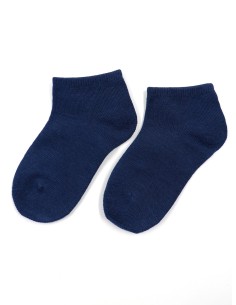 CALZINI IN BAMBU'KIDS CORTI "BASIC" - NAVY