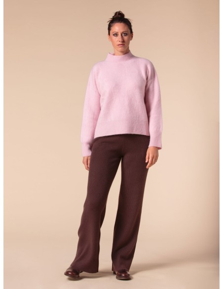 MAGLIONE CHUNKY IN 100% CASHMERE SPAZZOLATO "CAMILLA"