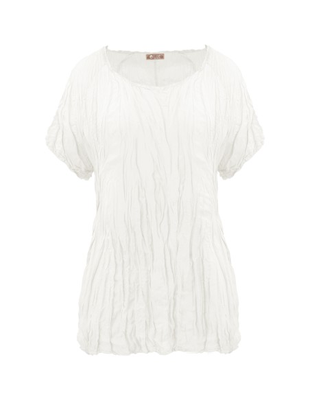 T-SHIRT IN 100% SETA INCRESPATA "KITTY"