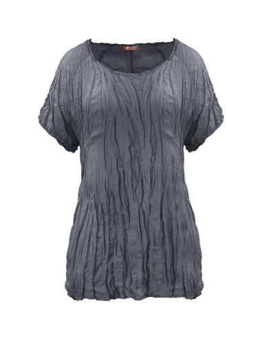 T-SHIRT IN 100% SETA INCRESPATA "KITTY"