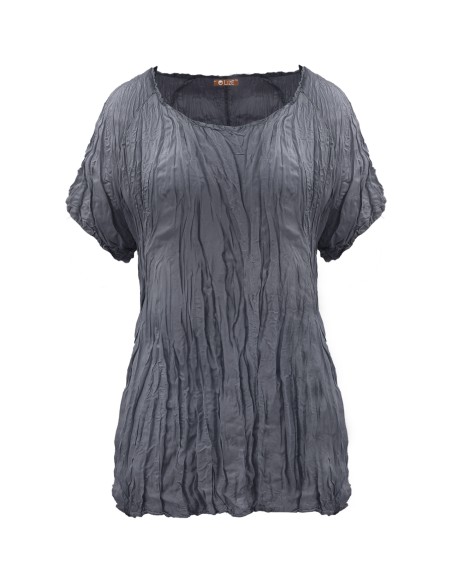 T-SHIRT IN 100% SETA INCRESPATA "KITTY"
