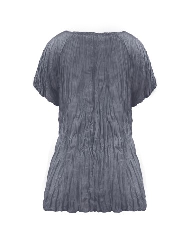 T-SHIRT IN 100% SETA INCRESPATA "KITTY"