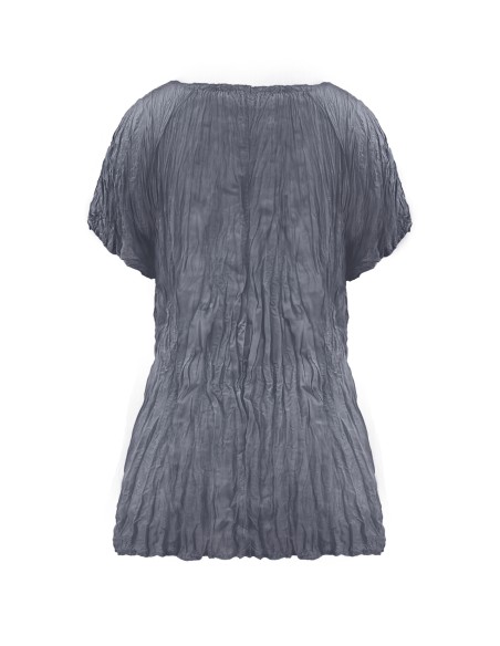T-SHIRT IN 100% SETA INCRESPATA "KITTY"