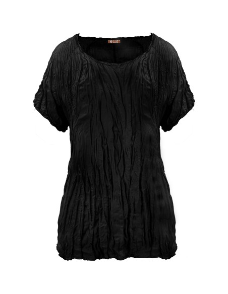 T-SHIRT IN 100% SETA INCRESPATA "KITTY"