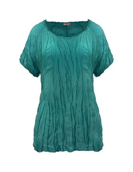 T-SHIRT IN 100% SETA INCRESPATA "KITTY"