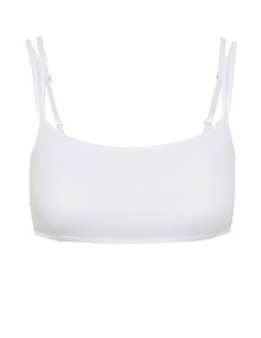 REGGISENO TOP LEGGERO IN COTONE BIOLOGICO - BIANCO