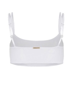 REGGISENO TOP LEGGERO IN COTONE BIOLOGICO - BIANCO 2
