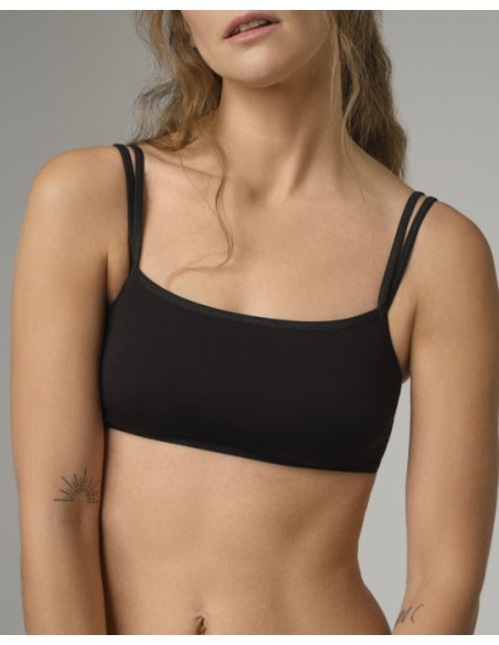 REGGISENO TOP LEGGERO IN COTONE BIOLOGICO