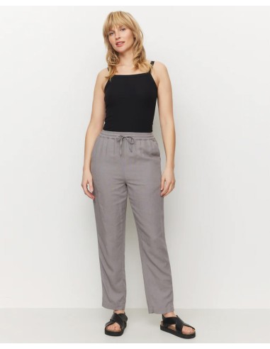 PANTALONE  IN ECOVISCOSA E LINO "MOONFLOWER"