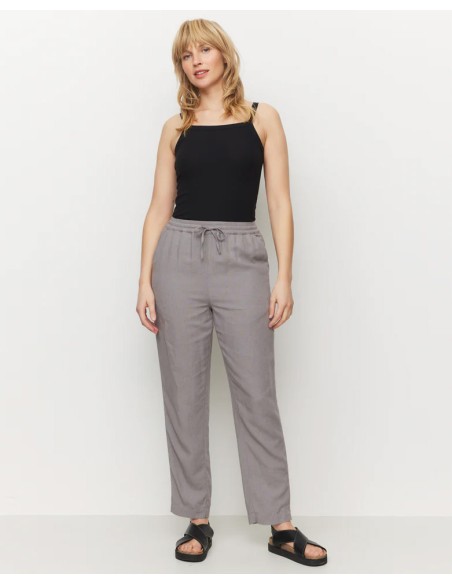 PANTALONE  IN ECOVISCOSA E LINO "MOONFLOWER"