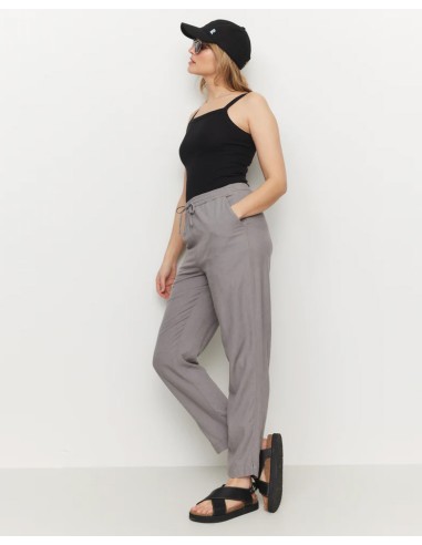 PANTALONE  IN ECOVISCOSA E LINO "MOONFLOWER"