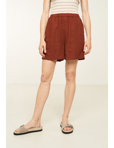 SHORTS DONNA IN ECOVISCOSA E LINO "FIR"