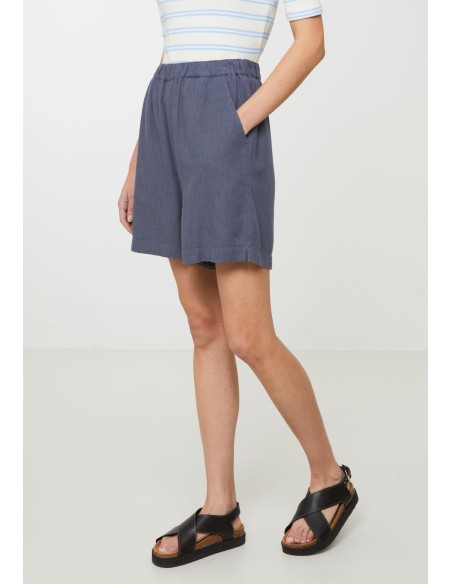 SHORTS DONNA IN ECOVISCOSA E LINO "FIR"