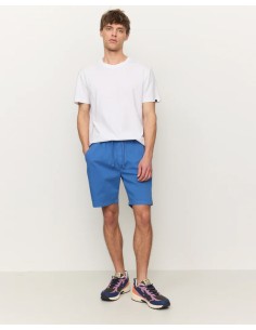 BERMUDA UOMO IN COTONE BIOLOGICO "QUINCE" - BLU