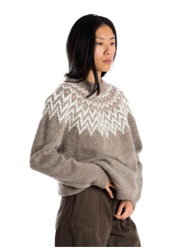 MAGLIONE NORVEGESE FATTO A MANO IN LANA MERINO "CHE CHE"