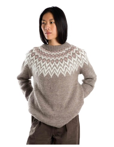 MAGLIONE NORVEGESE FATTO A MANO IN LANA MERINO "CHE CHE"