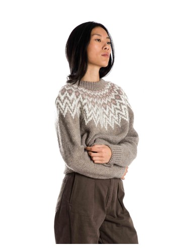 MAGLIONE NORVEGESE FATTO A MANO IN LANA MERINO "CHE CHE"