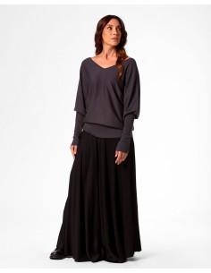 CASHMIRETTA SCOLLO A V "ELISA" LIMITED - CARBONE 2