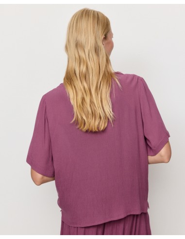 CAMICETTA INCRESPATA IN ECOVISCOSA LENZING ECOVERO "SPIREA"