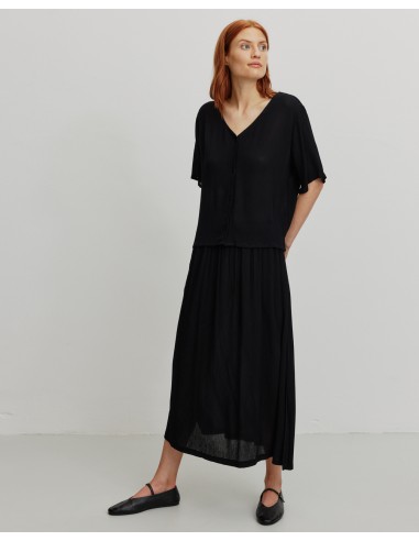 CAMICETTA INCRESPATA IN ECOVISCOSA LENZING ECOVERO "SPIREA"