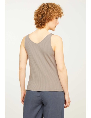 TOP SCOLLO A V IN ECOVISCOSA "TONINA"