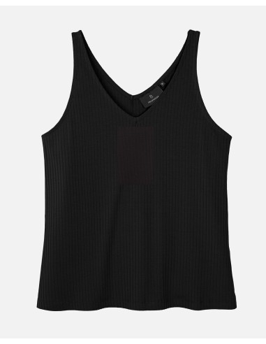 TOP SCOLLO A V IN ECOVISCOSA "TONINA"