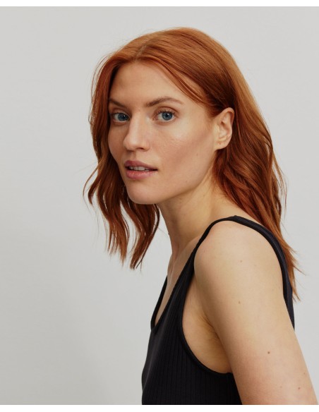 TOP SCOLLO A V IN ECOVISCOSA "TONINA"