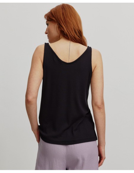 TOP SCOLLO A V IN ECOVISCOSA "TONINA"