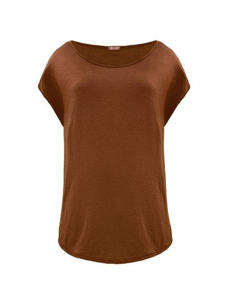 MAXI T-SHIRT  IN 100% LANA MERINO "PORTO"
