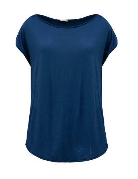 MAXI T-SHIRT  IN 100% LANA MERINO "PORTO"