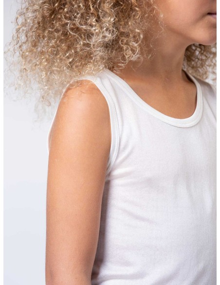 Canotta bambini in pura seta biologica Gots - Lizè Natural Clothing