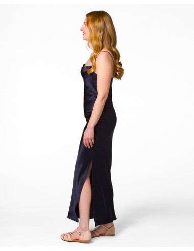 SLIP DRESS IN 100% SETA SATIN "STELLA"
