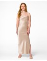 SLIP DRESS IN 100% SETA SATIN "STELLA"