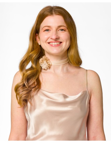 SLIP DRESS IN 100% SETA SATIN "STELLA"