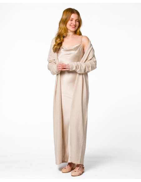 SLIP DRESS IN 100% SETA SATIN "STELLA"