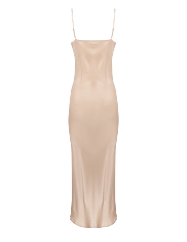 SLIP DRESS IN 100% SETA SATIN "STELLA"