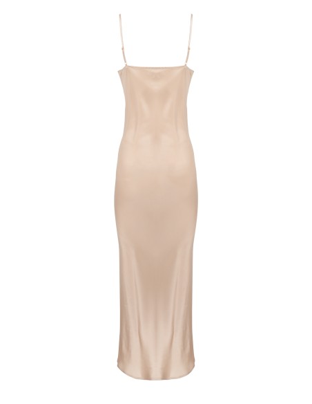 SLIP DRESS IN 100% SETA SATIN "STELLA"