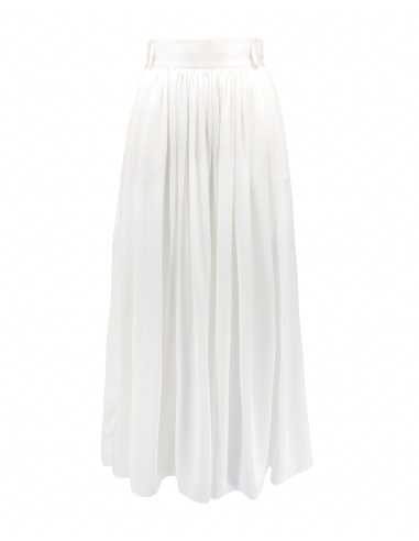 MAXI GONNA IN 100% SETA SATIN "SERENA"