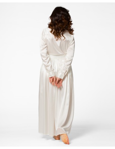 MAXI GONNA IN 100% SETA SATIN "SERENA"