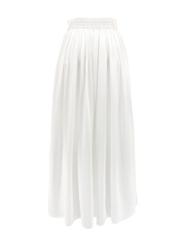 MAXI GONNA IN 100% SETA SATIN "SERENA"