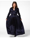 MAXI GONNA IN 100% SETA SATIN "SERENA"