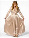 MAXI GONNA IN 100% SETA SATIN "SERENA"