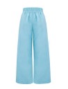 PANTALONE IN SETA E COTONE "TIME"