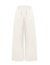 PANTALONE IN SETA E COTONE "TIME"