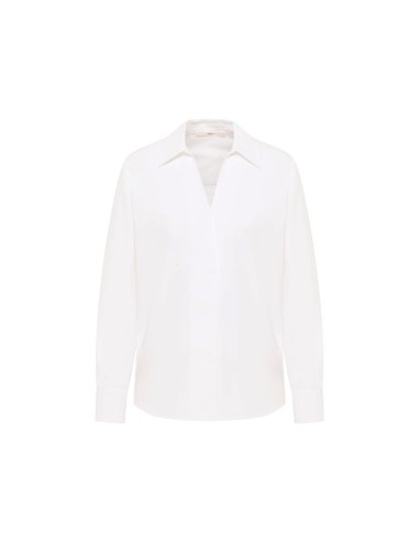 CAMICIA IN COTONE BIOLOGICO SCOLLO "V"