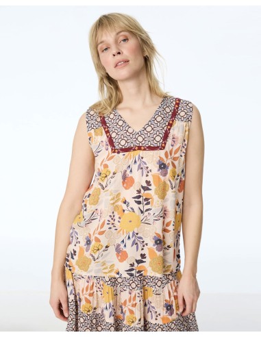 TOP SMANICATO IN MODAL "MALFA"