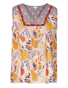 TOP SMANICATO IN MODAL "MALFA" - ARANCIO 2