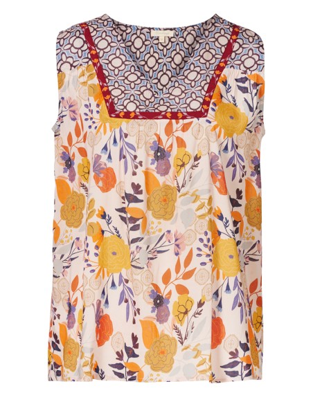 TOP SMANICATO IN MODAL "MALFA"