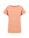 T-SHIRT SQUADRATA IN 100% LINO "BENTE"