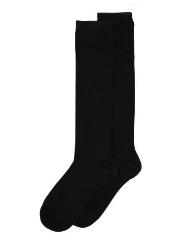 Calzini bamboo lunghi neri - Lizè Natural Clothing